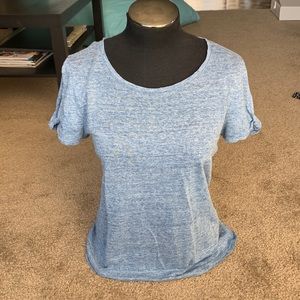 Blue Linen Athleta T-shirt